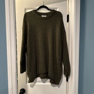 Olive Green Sweater for Women
